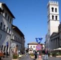 The town hall is in Assisi's main square